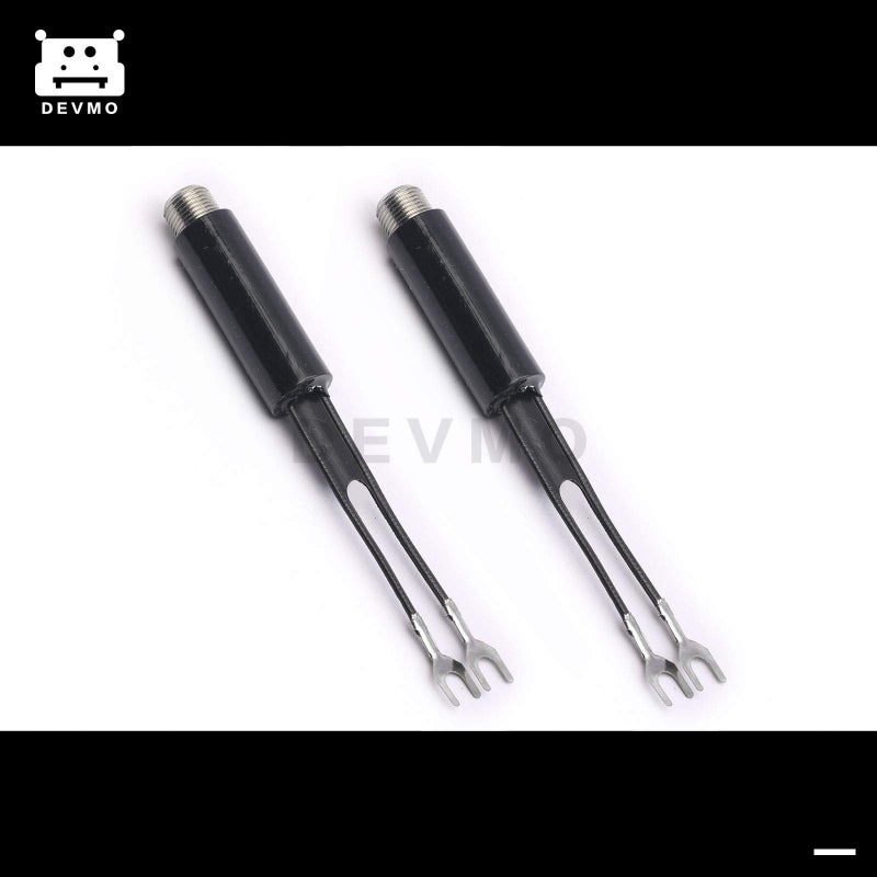 DEVMO محول كابل التوصيل المتناظر DEVMO 2PCS UHF VHF FM 75-300 أوم هوائي التلفاز - Image 2